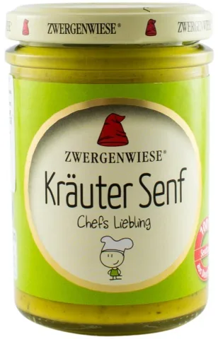 Mustar bio cu verdeturi de Provence, 160ml Zwergenwiese