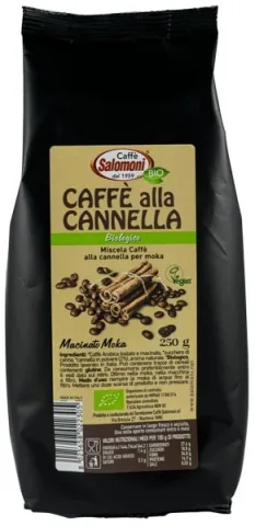 Cafea bio cu scortisoara 250g Salomoni Cafe