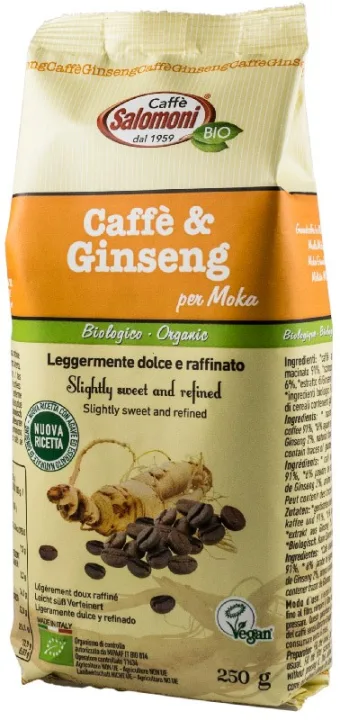 Cafea si ginseng bio 250g Salomoni Cafe