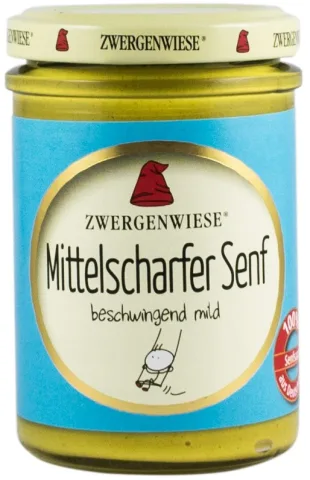 Mustar bio mediu iute, 160ml Zwergenwiese