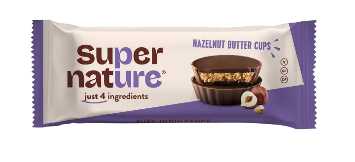 Ciocolata cu Unt de Alune de Padure Bio 34g Super Nature