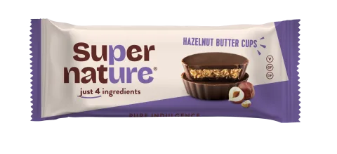 Ciocolata cu Unt de Alune de Padure Bio 34g Super Nature