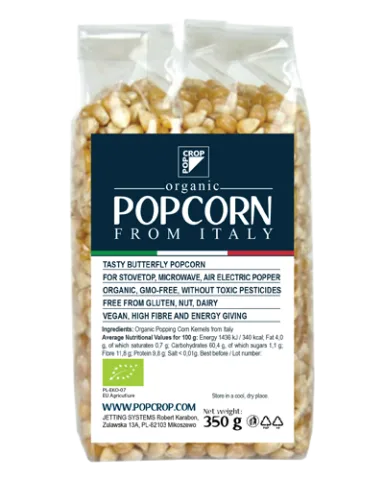 Porumb BIO Pentru Popcorn 350g Popcrop
