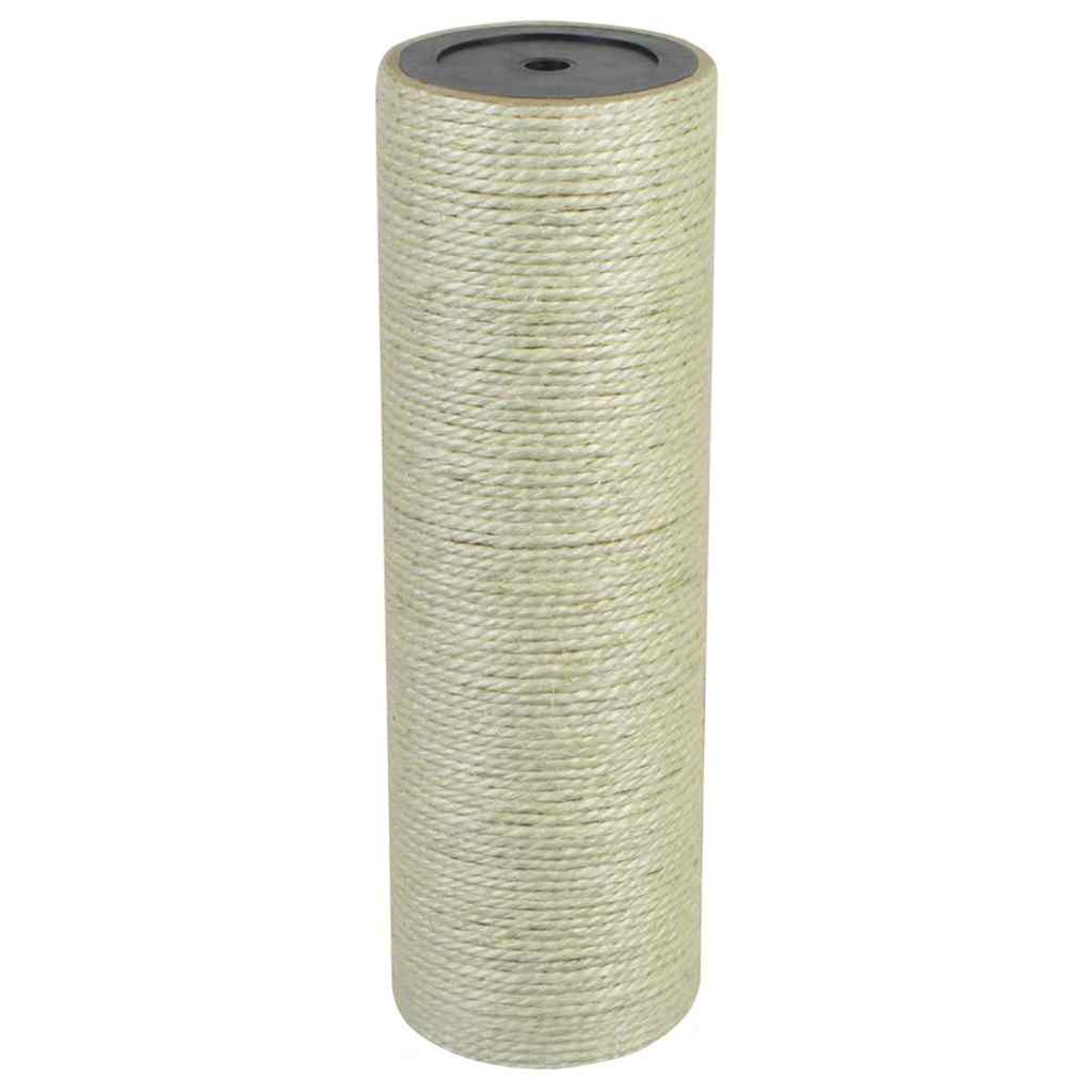 vidaXL Ansamblu de joacă pentru pisici 8x25 cm, 8 mm Bej