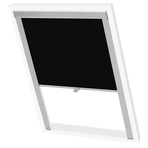 vidaXL Jaluzea opacă tip rulou, negru, MK08, GGL și GGU