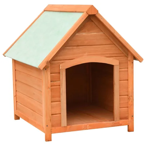 vidaXL Cușcă de câine, 72x85x82 cm, lemn masiv de pin și brad
