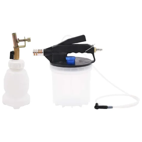vidaXL Aparat pneumatic aerisire frâne cu sticlă de reumplere, 2 L
