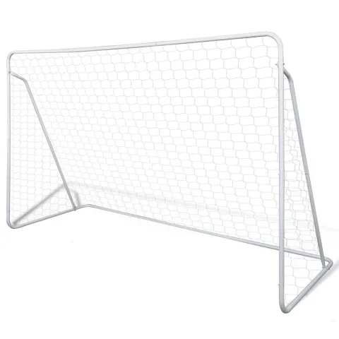 vidaXL Set poartă de fotbal, 240x90x150 cm, plasă și oțel calitativ