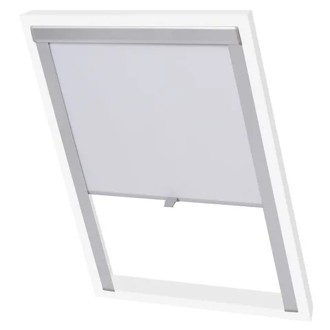 vidaXL Jaluzele opace tip rulou S06/606, alb, GGL și GGU
