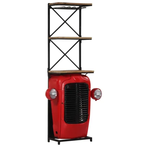 vidaXL Dulap de vin design tractor 49x31x172 cm lemn masiv de mango