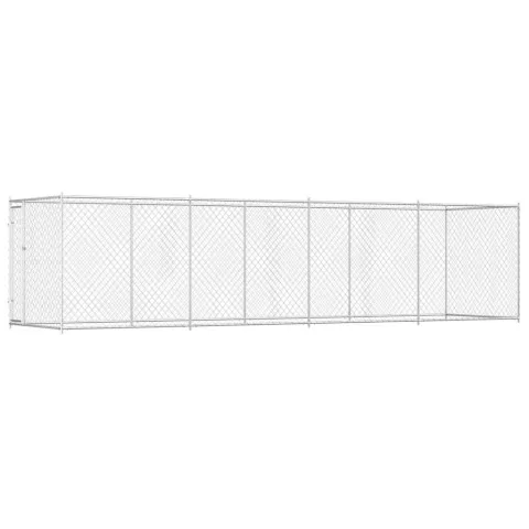 vidaXL Padoc pentru câini de exterior, 760x192x185 cm