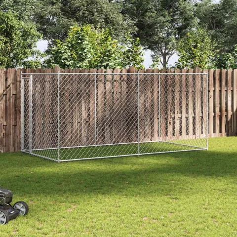 vidaXL Padoc pentru câini de exterior, 382 x 192 x 185 cm