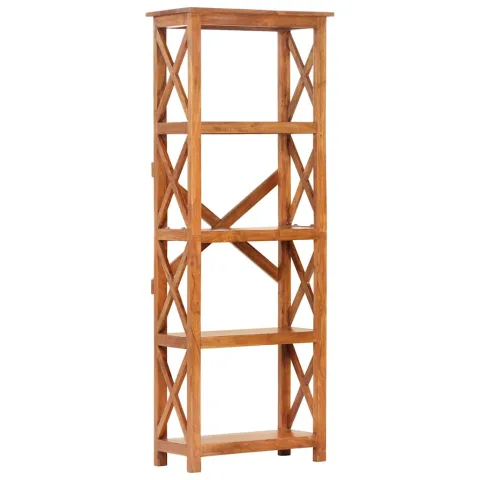 vidaXL Bibliotecă, 60x30x160 cm lemn masiv acaciacu finisaj tip miere