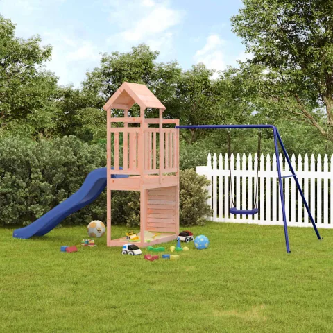 vidaXL Set de joacă pentru exterior, lemn masiv de douglas