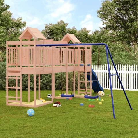 vidaXL Set de joacă pentru exterior, lemn masiv de douglas