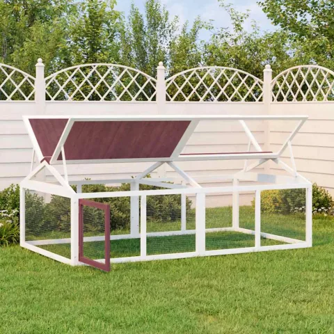 vidaXL Cușcă pentru mișcare cafeniu 200x112,5x74 cm lemn masiv de pin