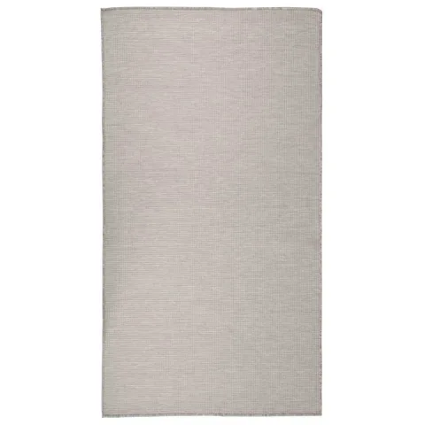 vidaXL Covor de exterior, gri deschis, 80x150 cm, țesătură plată