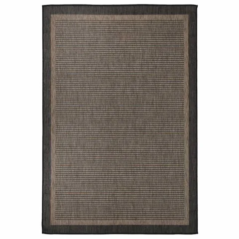 vidaXL Covor de exterior, maro închis, 160x230 cm, țesătură plată