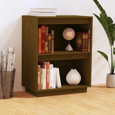 vidaXL Dulap consolă, maro miere, 60x34x75 cm, lemn masiv de pin