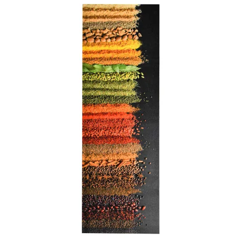 vidaXL Covoraș de bucătărie, lavabil, model condimente, 45x150 cm
