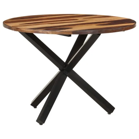 vidaXL Masă de bucătărie, 100x100x75 cm, lemn acacia, finisaj miere