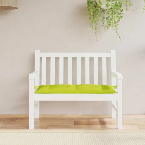 vidaXL Pernă bancă de grădină verde aprins, 100x50x7 cm, textil oxford