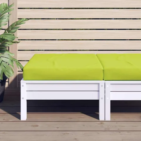 vidaXL Pernă de taburet din paleți, verde aprins, material textil