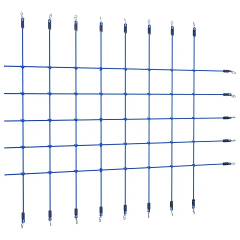 vidaXL Plasă de cățărat, albastru, 200x150 cm
