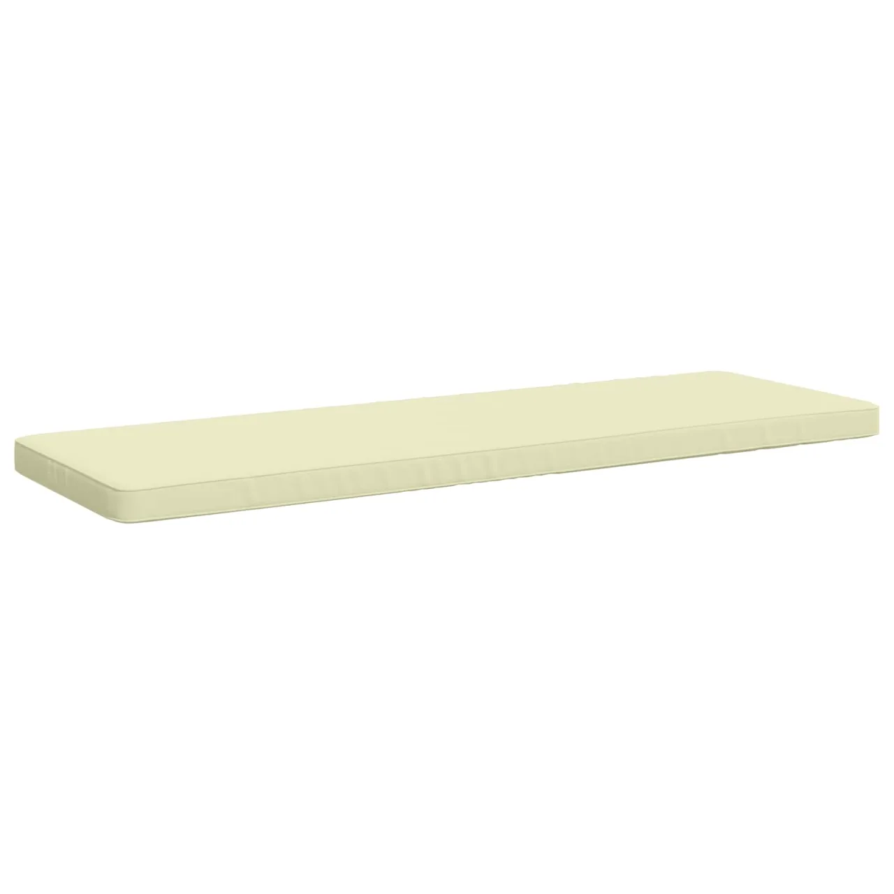 vidaXL Perna pentru bancă 1 bucată VUGHT 100% Polyester Crem