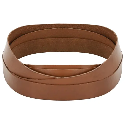vidaXL Curea Din Piele 1 Maro 200 x 2,5 cm Piele
