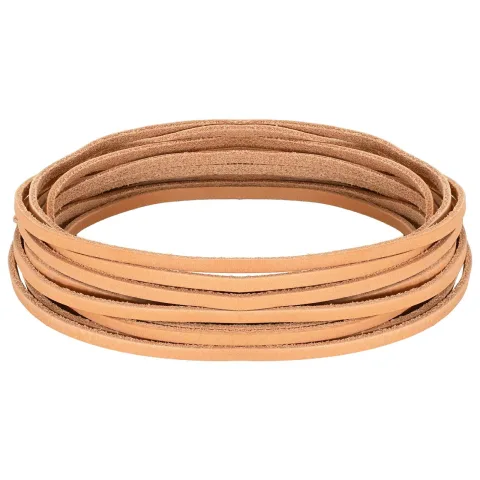 vidaXL Curea Din Piele 1 Maro deschis 200 x 0,3 cm Piele