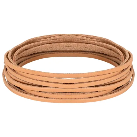 vidaXL Curea Din Piele 1 Maro deschis 200 x 0,4 cm Piele
