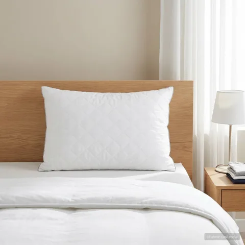 vidaXL Pernă FULDA 40 x 80 cm 100% puf de gâscă și pene Alb