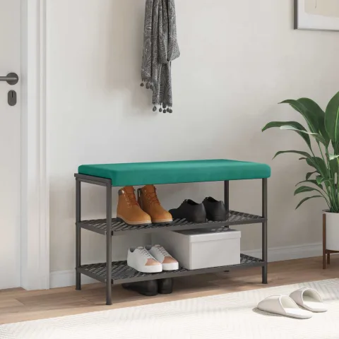 vidaXL Perna pentru bancă Catifea Turcoaz Adâncime 35 cm