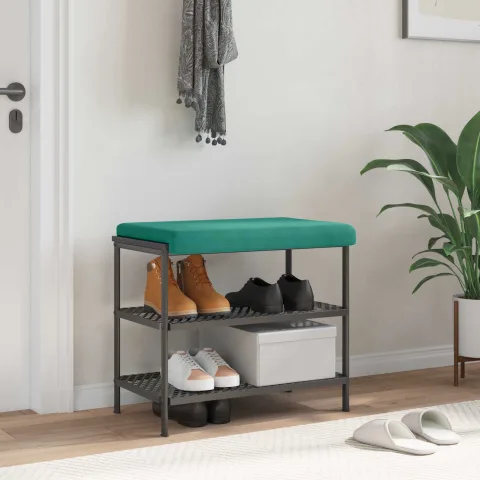 vidaXL Perna pentru bancă Catifea Turcoaz Adâncime 35 cm