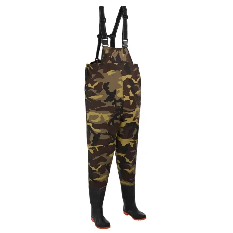 vidaXL Cizme de pescuit cu bot Polyester cu un strat de PVC Mărime 38