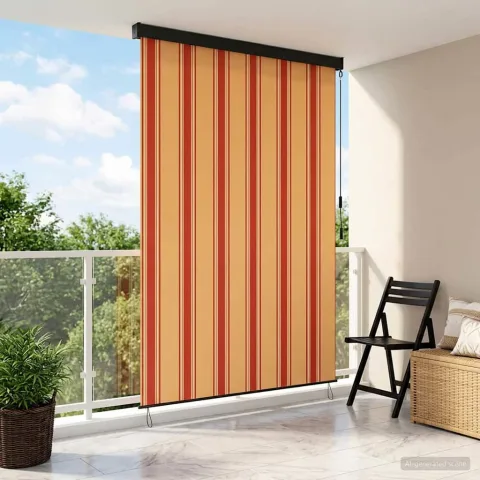 vidaXL Rulou textil Multicolour 120 x 250 cm Țesătură și Aluminiu