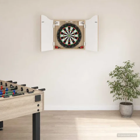 vidaXL Cabinet pentru ținte de darts Stejar Sonoma 56 x 12 x 63 cm