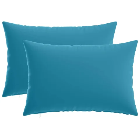 vidaXL Husă pentru pernă 2 pcs HEERLEN Albastru deschis 30 x 50 cm