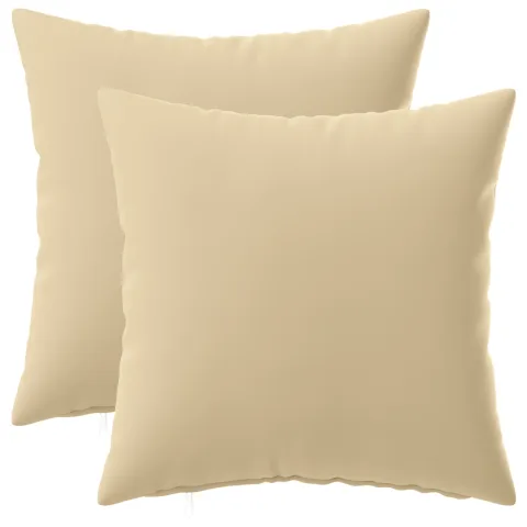 vidaXL Husă pentru pernă 2 pcs HEERLEN Bej 35 x 35 cm Poliester