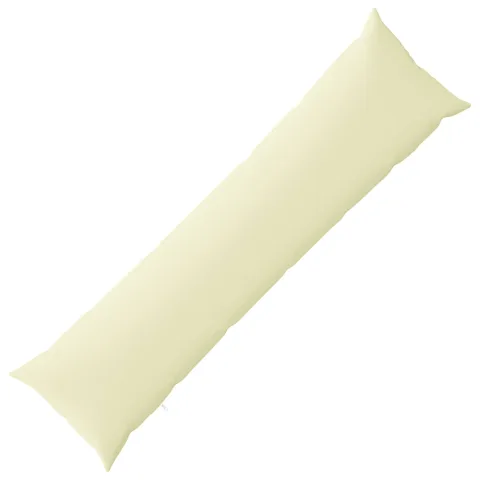 vidaXL Husă pentru pernă HEERLEN Crem 40 x 145 cm Poliester