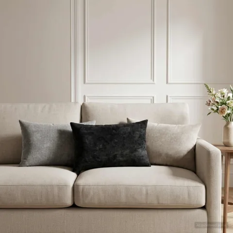 vidaXL Husă pentru pernă 6 buc. HEERLEN Gri deschis 30 x 50 cm