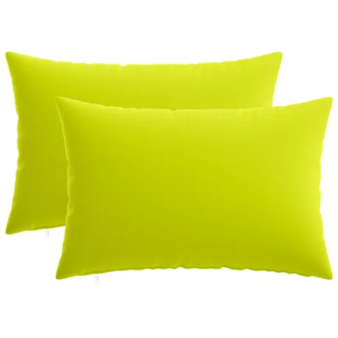 vidaXL Husă pentru pernă 2 pcs HEERLEN Verde strălucitor. 40 x 60 cm
