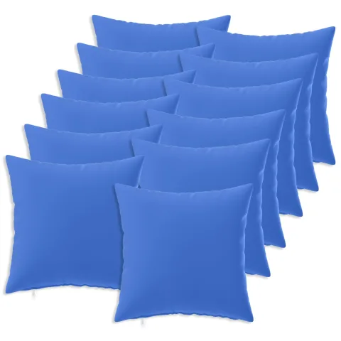 vidaXL Husă pentru pernă 12 pcs HEERLEN Albastru regal 45 x 45 cm