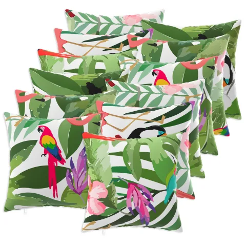 vidaXL Husă pentru pernă 12 pcs HEERLEN Multicolour 45 x 45 cm