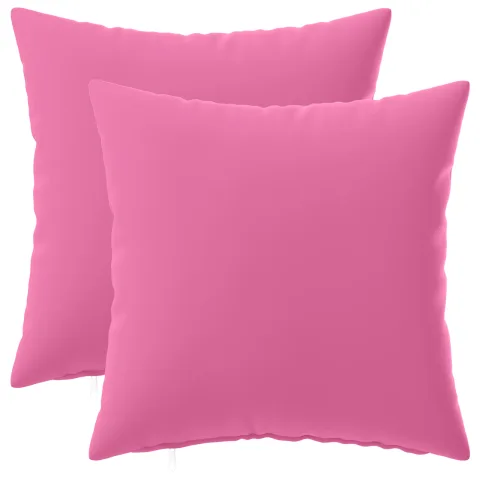 vidaXL Husă pentru pernă 2 pcs HEERLEN Roz 45 x 45 cm Poliester