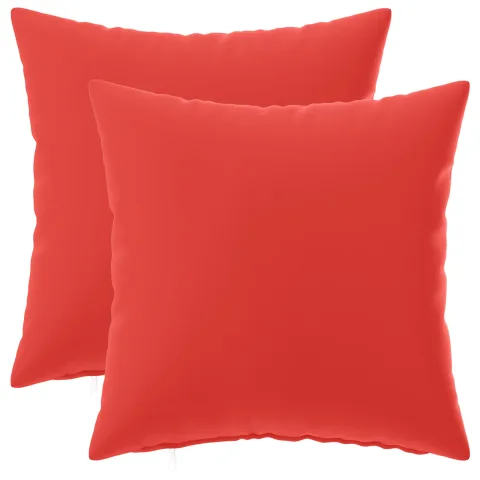 vidaXL Husă pentru pernă 2 pcs HEERLEN Roșu 45 x 45 cm Poliester