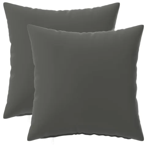 vidaXL Husă pentru pernă 2 pcs HEERLEN Antracit 50 x 50 cm Poliester