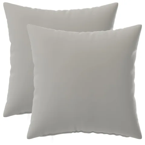 vidaXL Husă pentru pernă 2 pcs HEERLEN Gri 50 x 50 cm Poliester