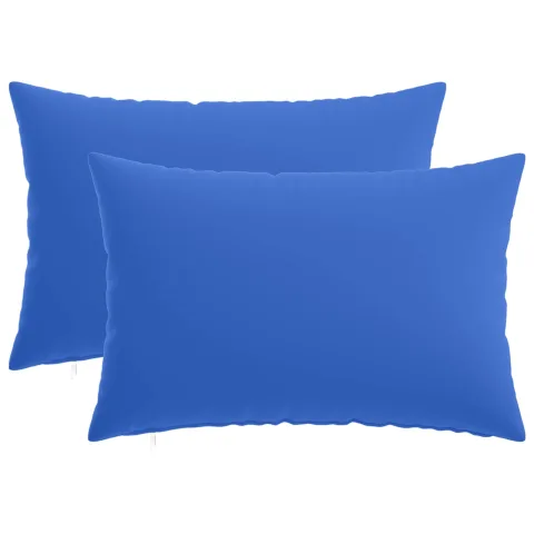vidaXL Husă pentru pernă 2 pcs HEERLEN Albastru regal 50 x 75 cm